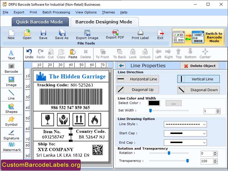 Warehouse Industry Barcode Creator Windows 11 download