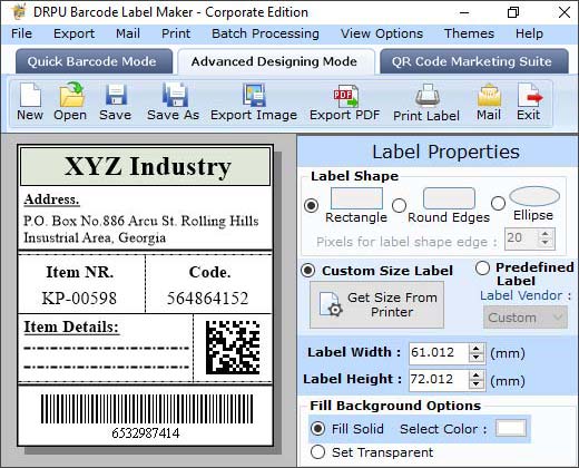 Barcode Corporate Edition