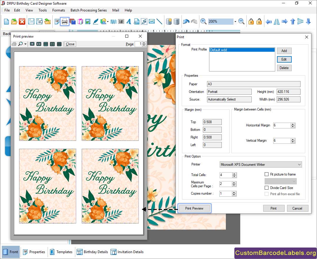 Print Preview Print Preview