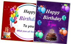 Birthday Cards Maker Software