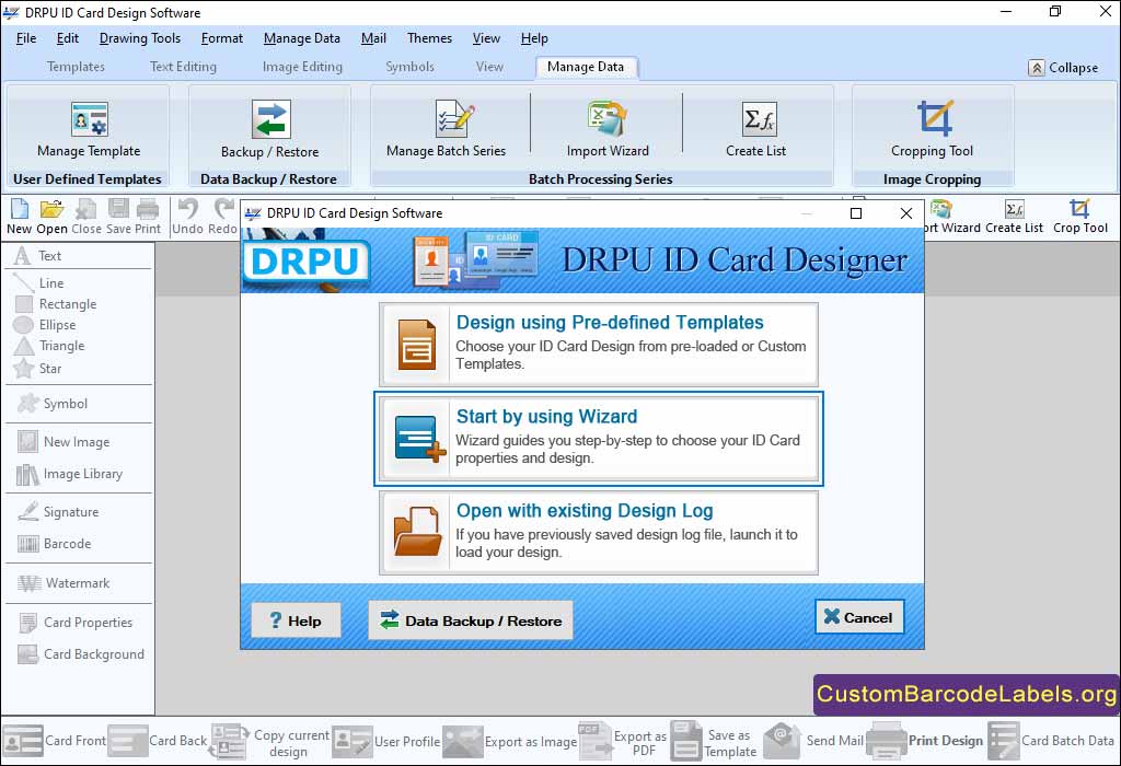 Create ID Card by using Wizard Create ID Card by using Wizard