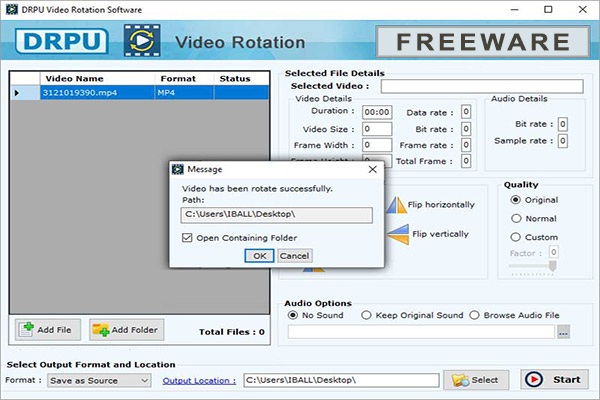 Video Rotation Software