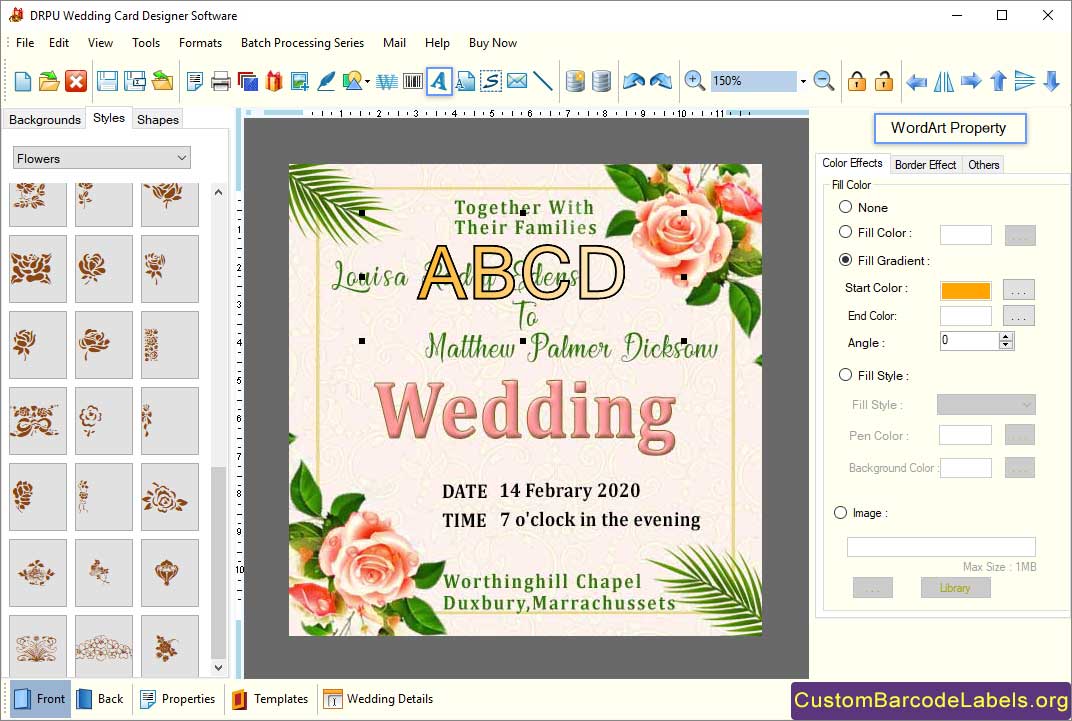WordArt Property