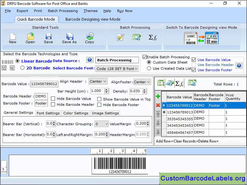 Post Office Barcode Making Software, Banking Barcode Label Software, Barcode Printing Tool For Post Office, Postal Barcode Creating Application, Post Office Barcode Designing Tool, Bulk Postal Label Printing Program, Barcode Maker For Bank