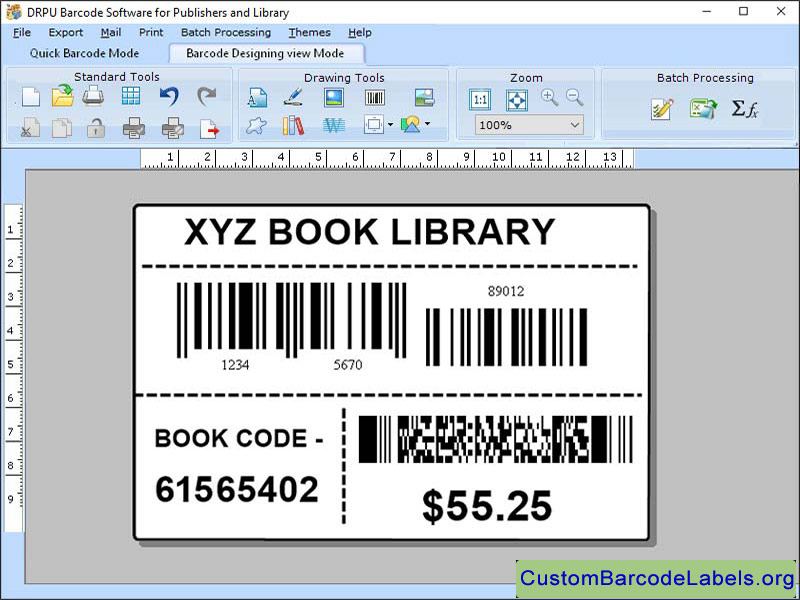Barcode Labels Tool for Publishers